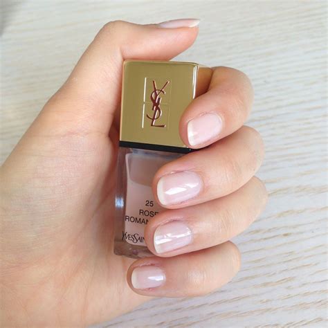 rose romantique ysl|YSL la laque nail varnish.